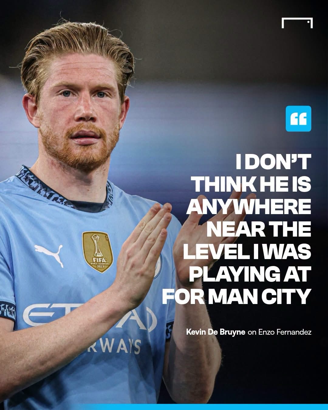 Kevin De Bruyne Delivers Blunt Verdict on Enzo Fernandez as Man City Successor