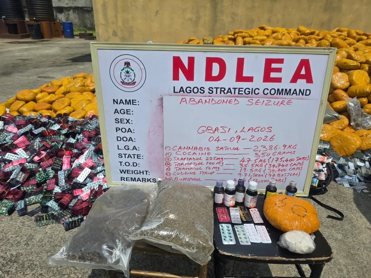 NDLEA: Ex-Convict Allegedly Returned to Drug Trade After Changing His Name