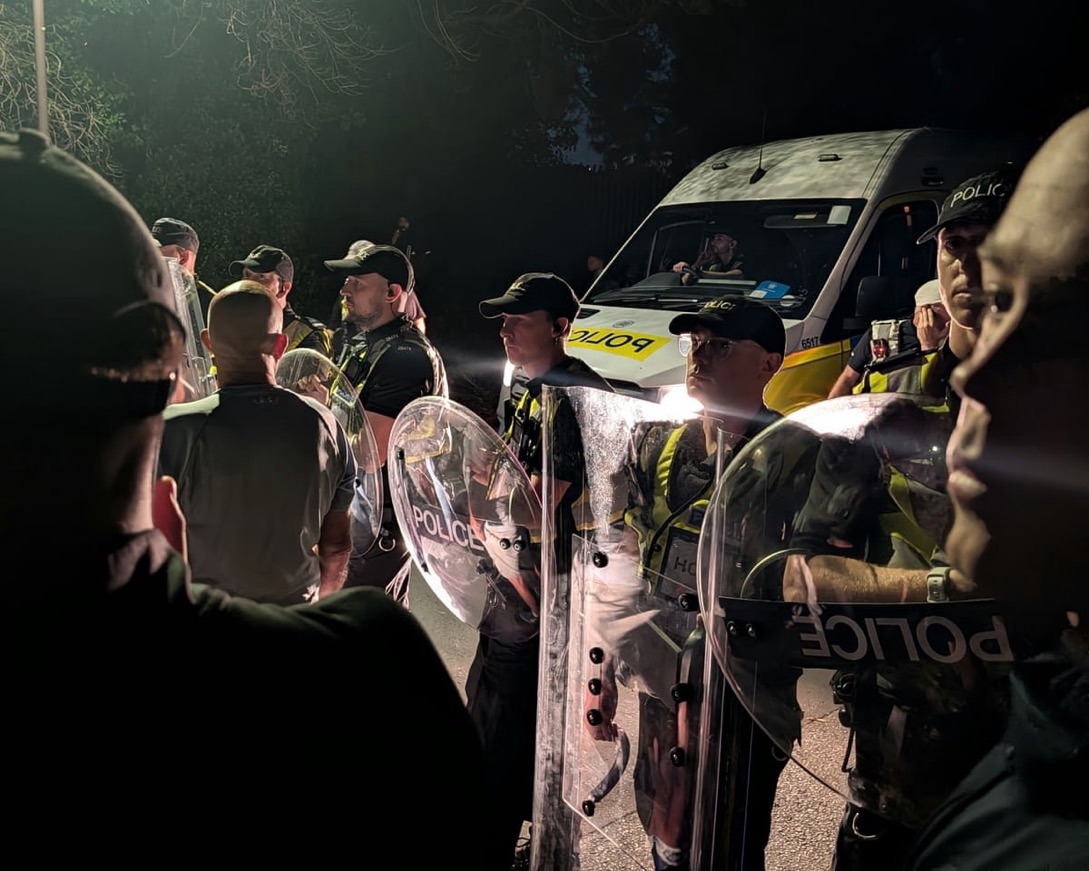 Portsmouth Protests Erupt After Boat Carrying 140 Asylum Seekers Arrives