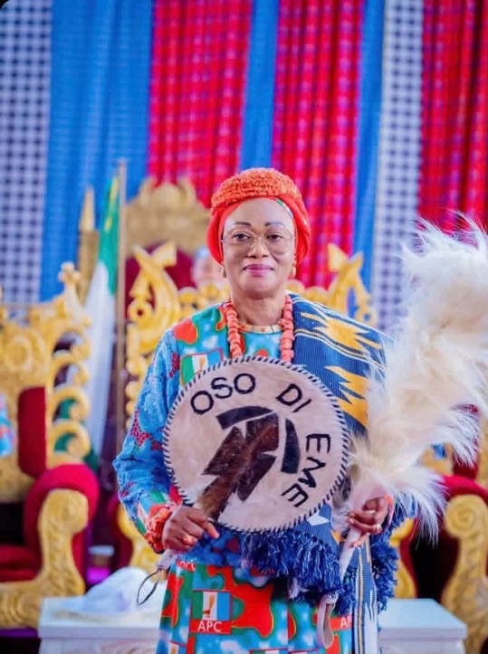 Imo Confers ‘Oso Di Eme I’ Title on First Lady Oluremi Tinubu