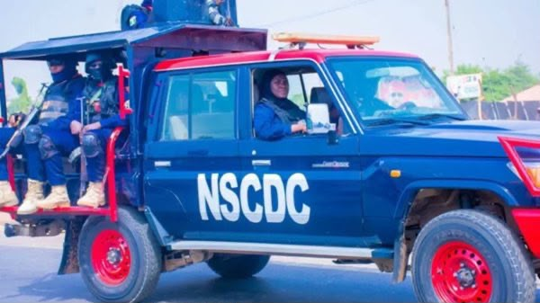 NSCDC uncovers underground tunnels, arrests man at suspected Delta drug den